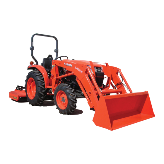 Kubota LA525 Assembly Instructions Manual