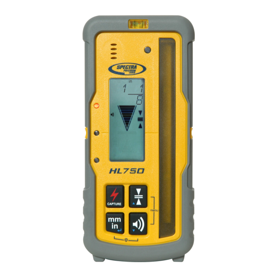Spectra Precision HL750 Pairing Manual