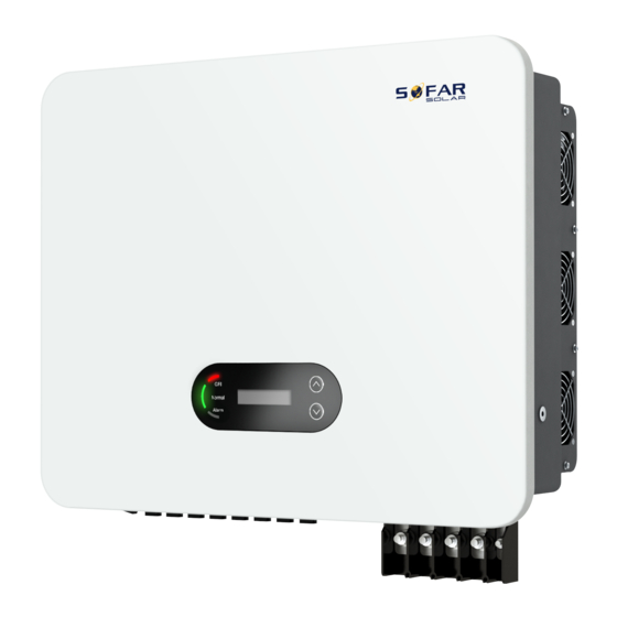 Sofar solar SOFAR 25KTLX-G3 User Manual