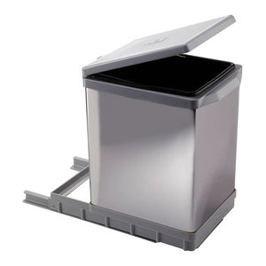 Basurero Con Tira Metal Y Asa Cubo De Basura Extraíble Automático