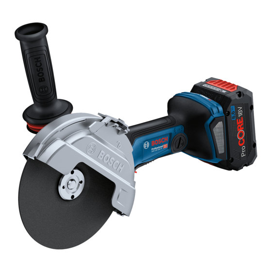 Bosch Professional GWS 18V-180 PC Original Instructions Manual