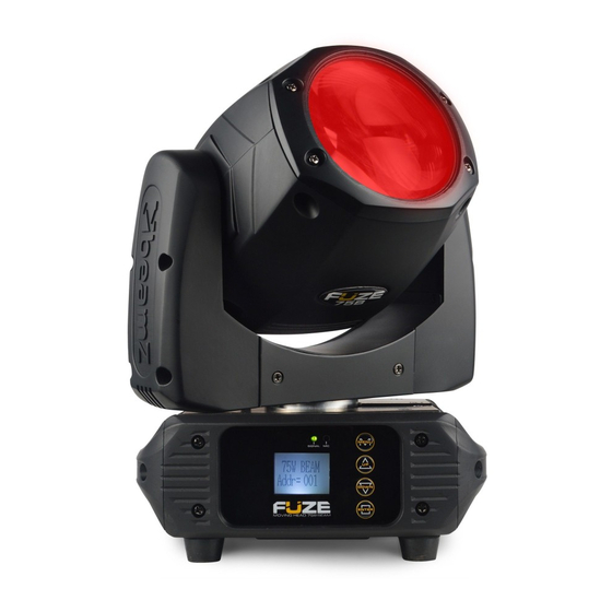 Beamz Fuze 75 Beam User Manual