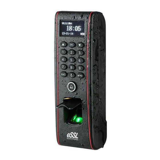 eSSL TF1700 Installation Manual