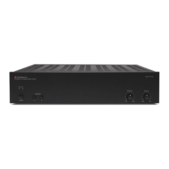 AudioSource AMP210VS Owner's Manual