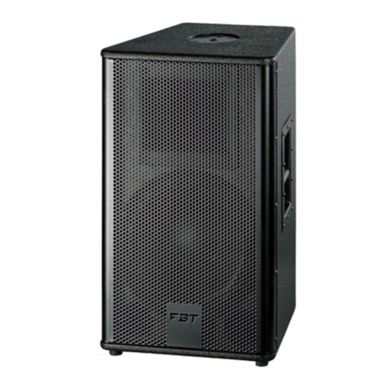 Fbt VERVE 215A Manual