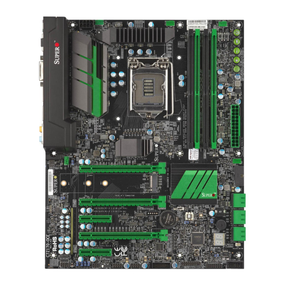 Supermicro C7Z170-OCE User Manual