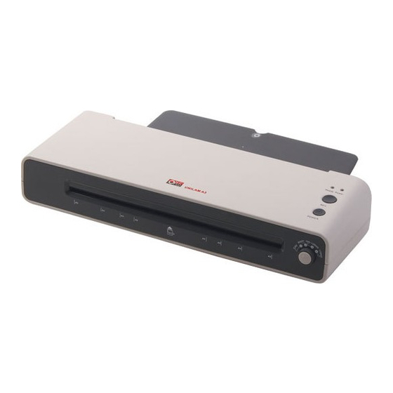 Opus uniLAM A3 Manuals