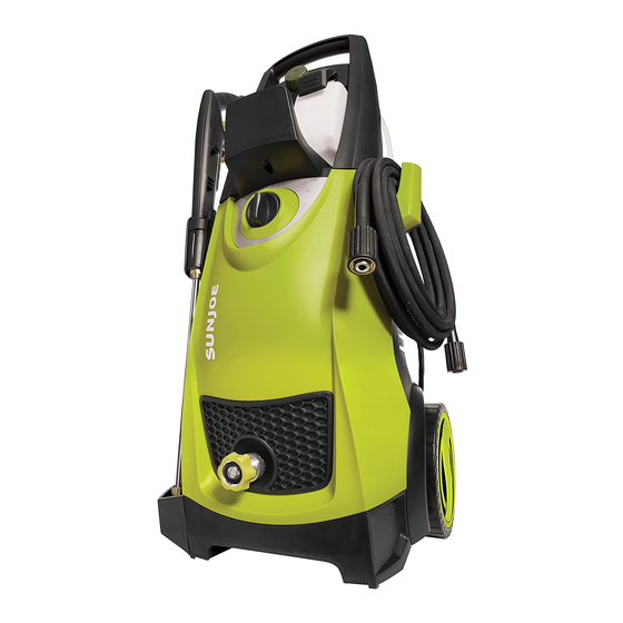 SNOWJOE Sun Joe SPX3000 Operator's Manual