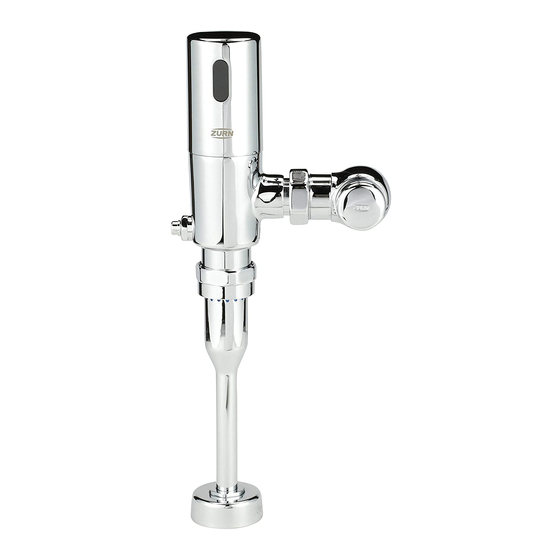 ZURN plumb smart AquaSense ZTR -W2 Series Installation, Operation, Maintenance And Parts Manual