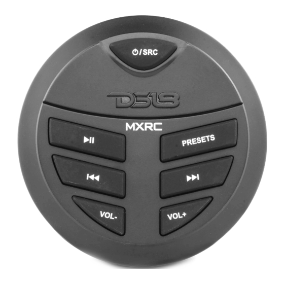 DS18 MXRC Owner's Manual