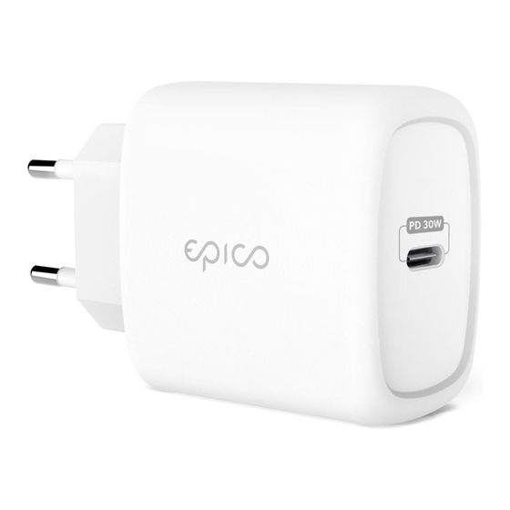 epico 30W PD CHARGER Instruction Manual