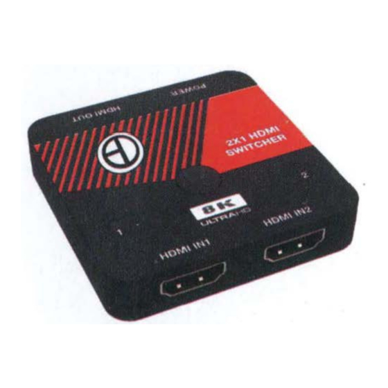 Helios AS-HDM-2X1SW Manual