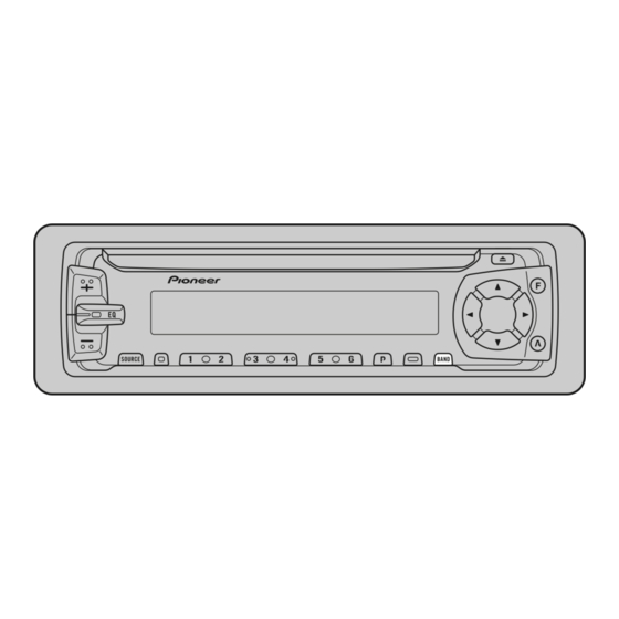 Pioneer DEH-P2000 Service Manual