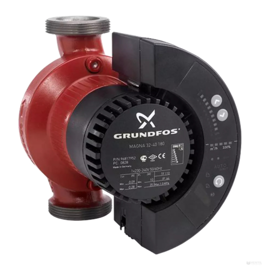 Grundfos Magna 32-60 Series 2000 Installation And Operating Instructions Manual
