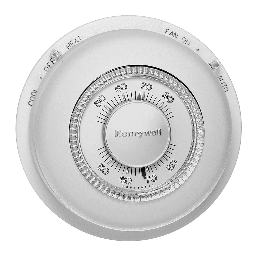 Honeywell T87F Manual