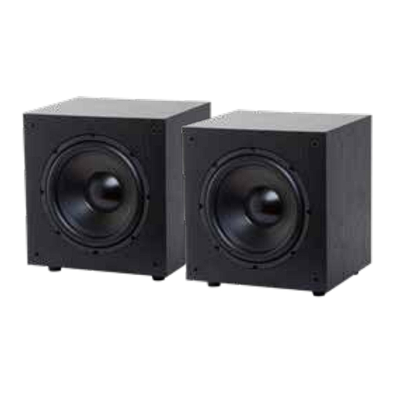 Origin Acoustics SUBV10 Installation Manual