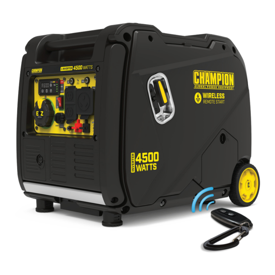 Champion Global Power Equipment 200990 Operator's Manual