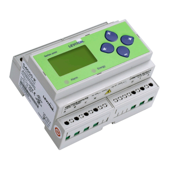 Leviton 4OUMR-R12 Installation Manual