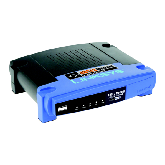 Linksys ADSL2MUE Product Data