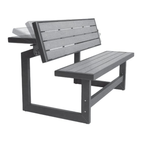 Lifetime CONVERTIBLE BENCH 60253 Assembly Instructions Manual