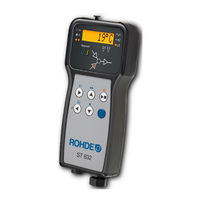 Rohde ST411 Operation Manual