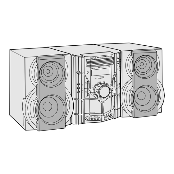 Sharp CD-DV650W Operation Manual