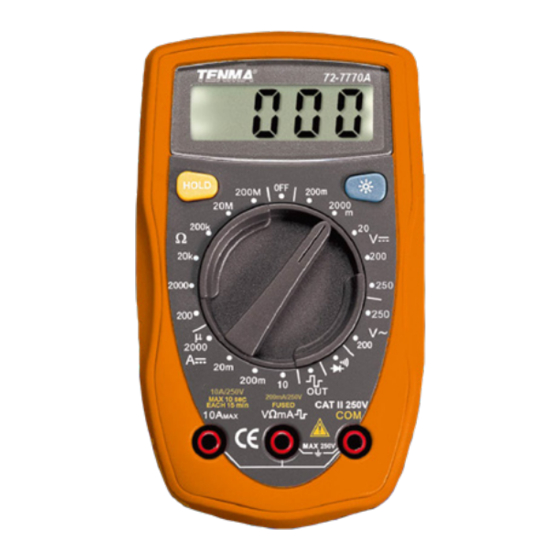 Tenma 72-7765A User Manual