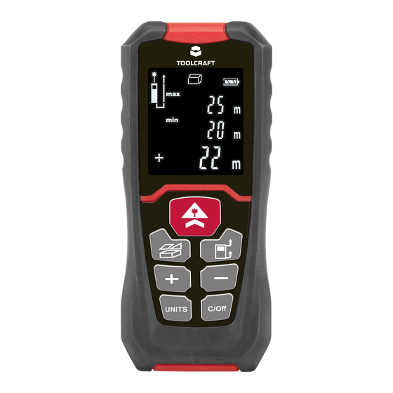 TOOLCRAFT LDM 50J Laser Distance Meter Manuals