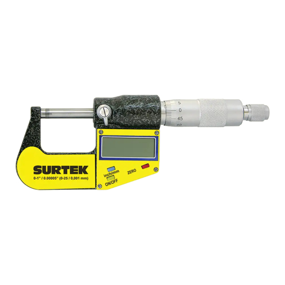 Urrea SURTEK 122230 User Manual And Warranty