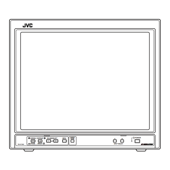 JVC TM-H1700G Operating Instructions Manual