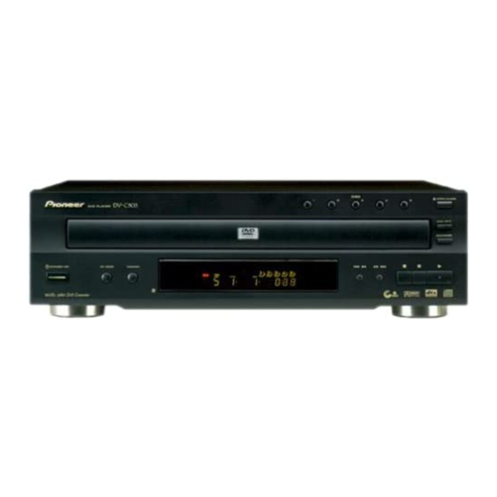 Pioneer DV-C503 Manuals