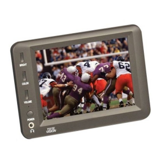 Tote Vision LCD- 501 Specification Sheet