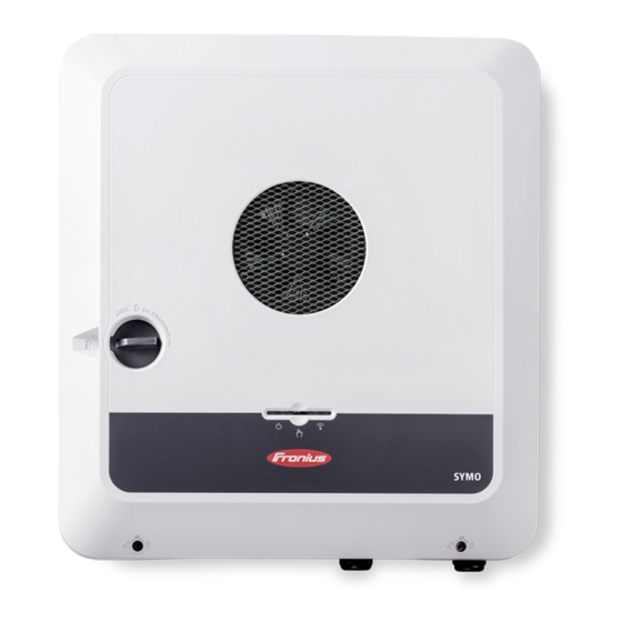 Fronius Symo GEN24 Plus Quick Start Manual