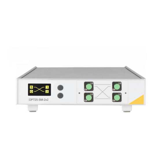 OptoTest OP725 Instruction Manual