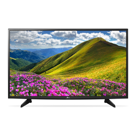 LG LJ51 Series LED TV Manuals