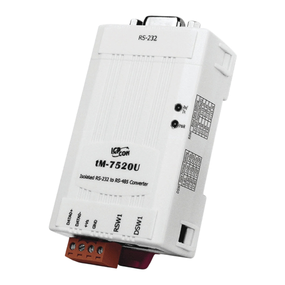 ICP DAS USA tM-7520U Quick Start Manual