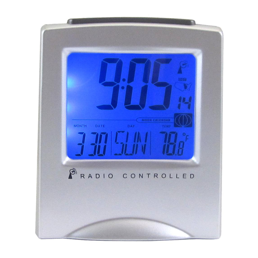 MFJ 122 - LCD Atomic Desk Clock Operating Manual