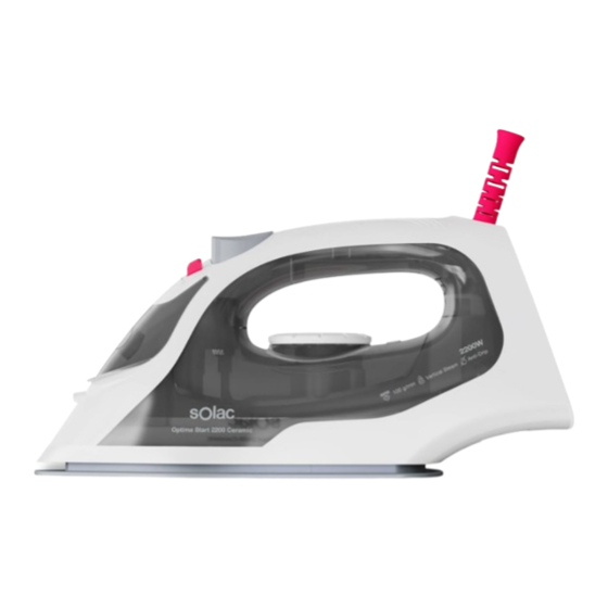 SOLAC OPTIMA START 2200 CERAMIC Instructions For Use Manual