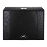 Peavey Messenger Series Pro Sub P Operating Instructions