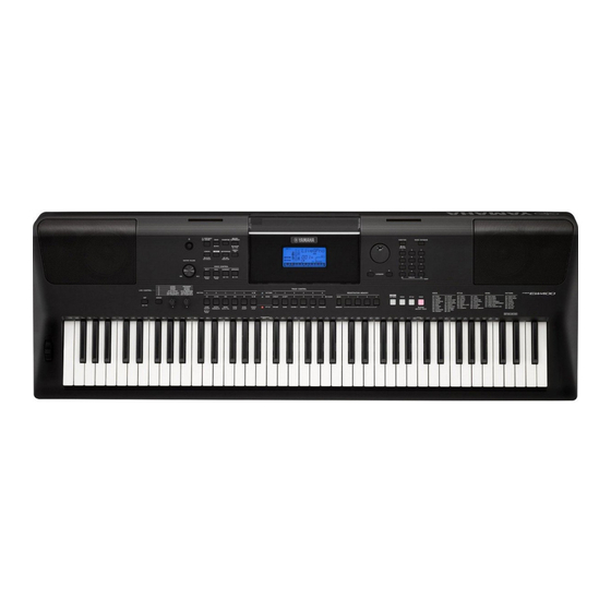 Yamaha PSR-E453 Owner's Manual