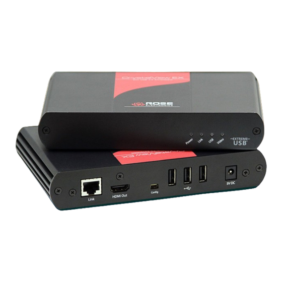 Rose electronics CrystalView EX HDMI Installation And Operation Manual