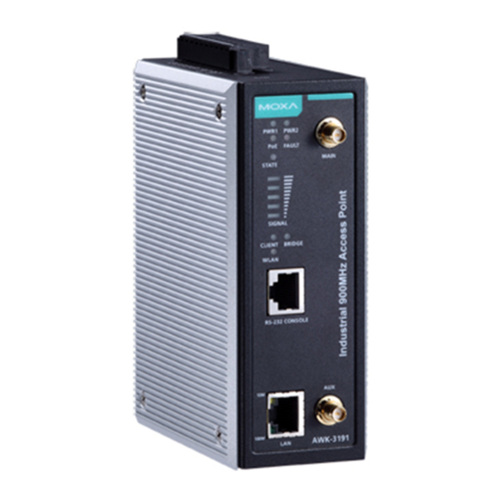 Moxa Technologies AirWorks AWK-3191 User Manual