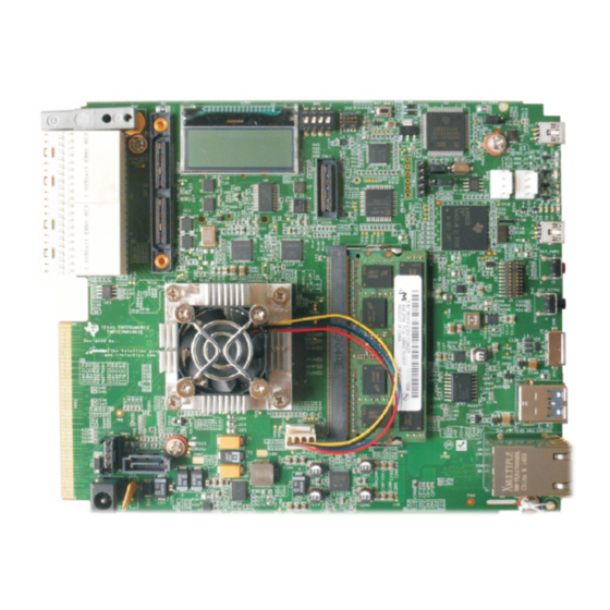 Texas Instruments EVMK2E Quick Start Manual