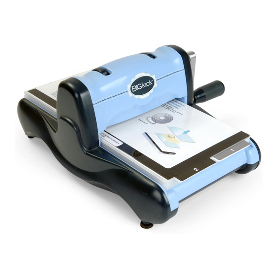 SIZZIX BIGkick 657850 Manual