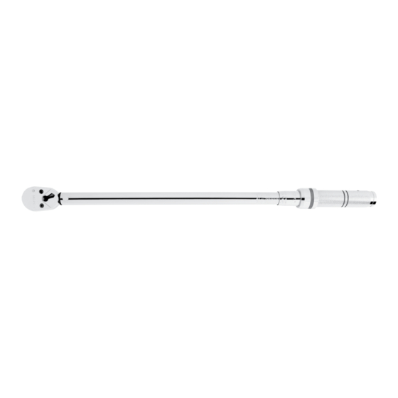 User Manuals: Napa CARLYLE TW12TD36 Torque Wrench