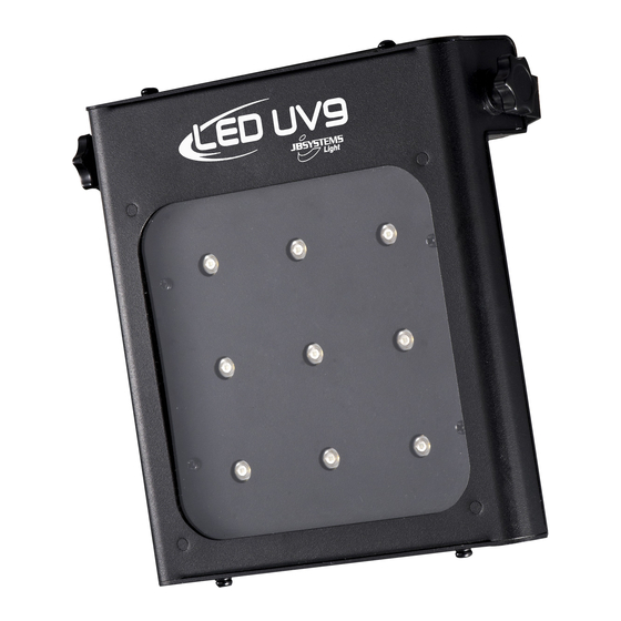 JB Systems Light LED UV9 Operation Manual