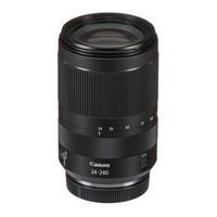 Canon RF24-240mm F4-6.3 IS USM Instructions Manual