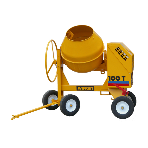 Winget 100T Operators Handbook & Parts