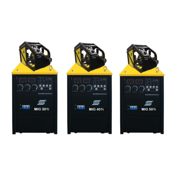 ESAB MIG 501i Instruction Manual