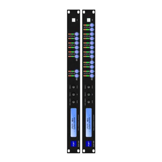 Fbt DLM 260 Operating Manual